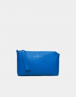 Sapphire leather Lisa nano Clutch 