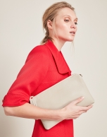 Bolso Clutch Lisa crema