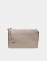 Bolso Clutch Lisa crema