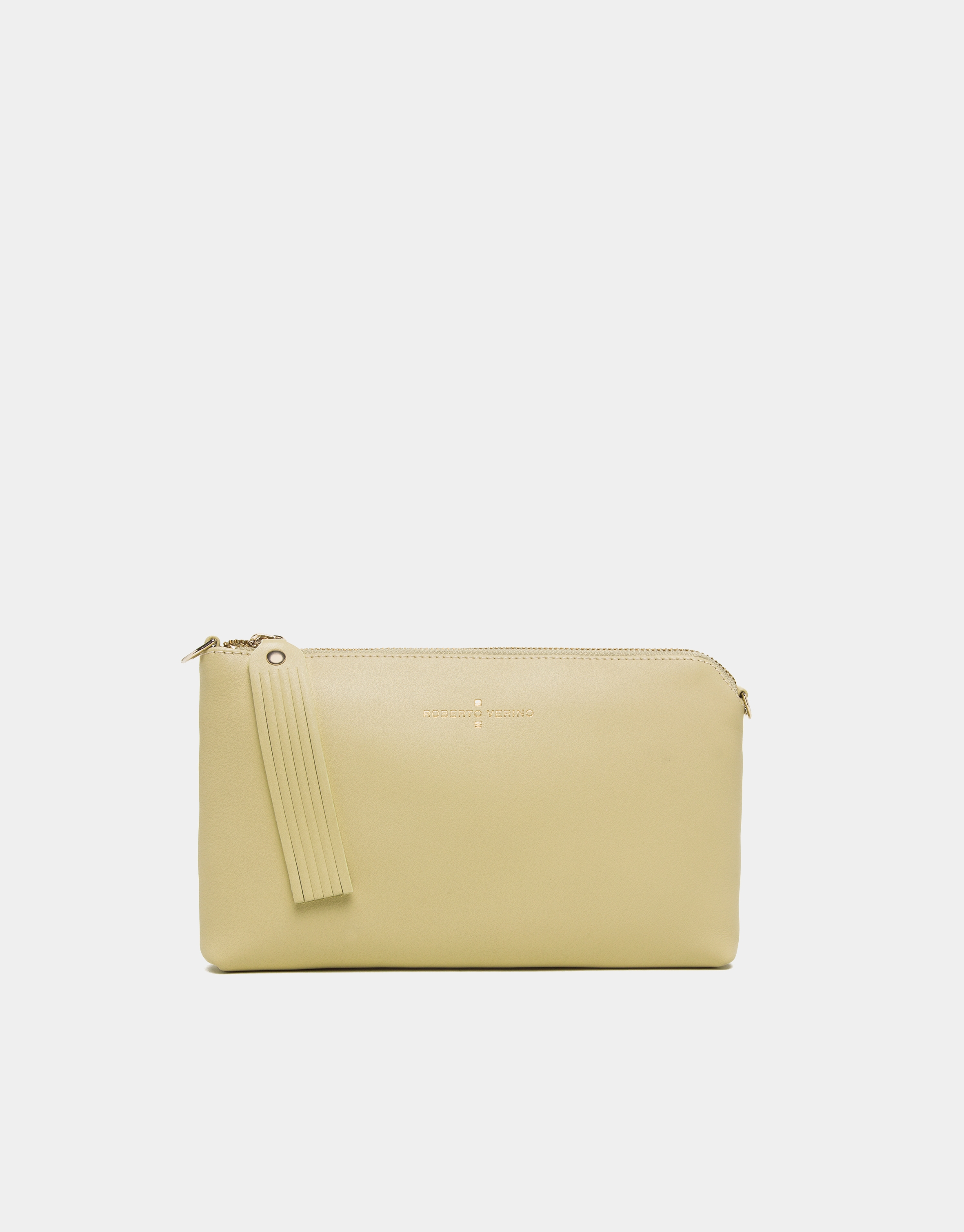 Bolso Clutch Lisa nano amarillo