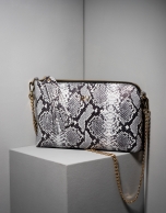 Bolso Clutch Lisa nano serpiente