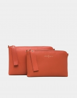 Bolso Clutch Lisa nano naranja