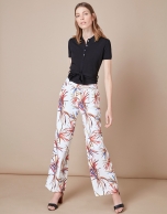 Print palazzo pants