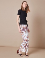 Print palazzo pants