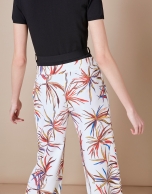 Print palazzo pants