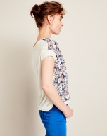 Loose, fish print t-shirt