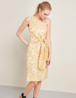 Yellow asymmetric dress