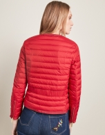 Red ski jacket