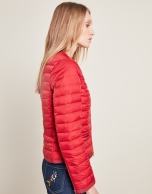 Red ski jacket