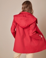 Red sailor parka