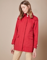 Red sailor parka