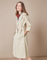 Beige raincoat