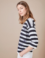 Sailor print sweater