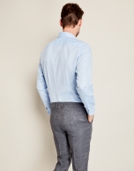 Gray linen pants