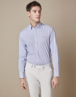 Gray cotton chinos