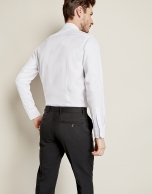 Black wool dress pants