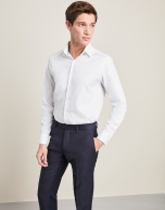 Navy blue wool dress pants