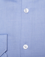 Blue cotton dress shirt