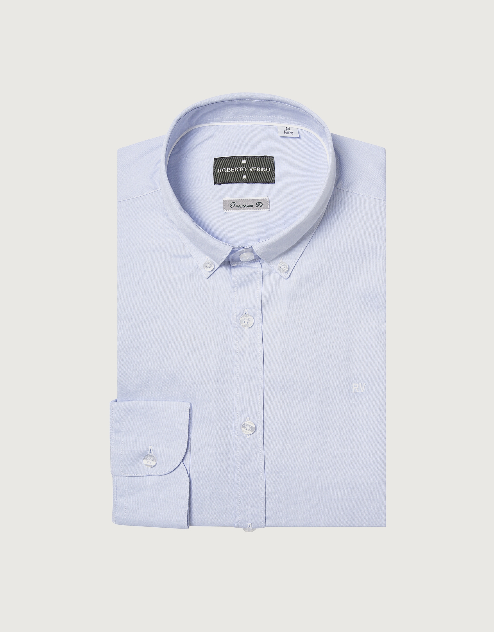 Blue Oxford sport shirt