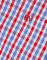 Camisa sport cuadros azul/rojo