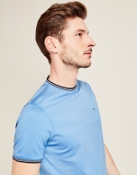 Blue cotton t-shirt