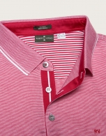 Red pinstripe t-shirt