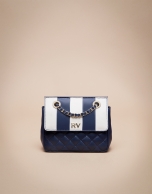 Bolso shoulder Ghauri Nano acolchado azul