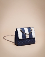 Blue Ghauri Nano quilted shoulder bag