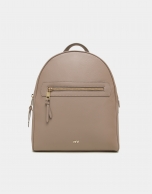 Nora plain leather backpack