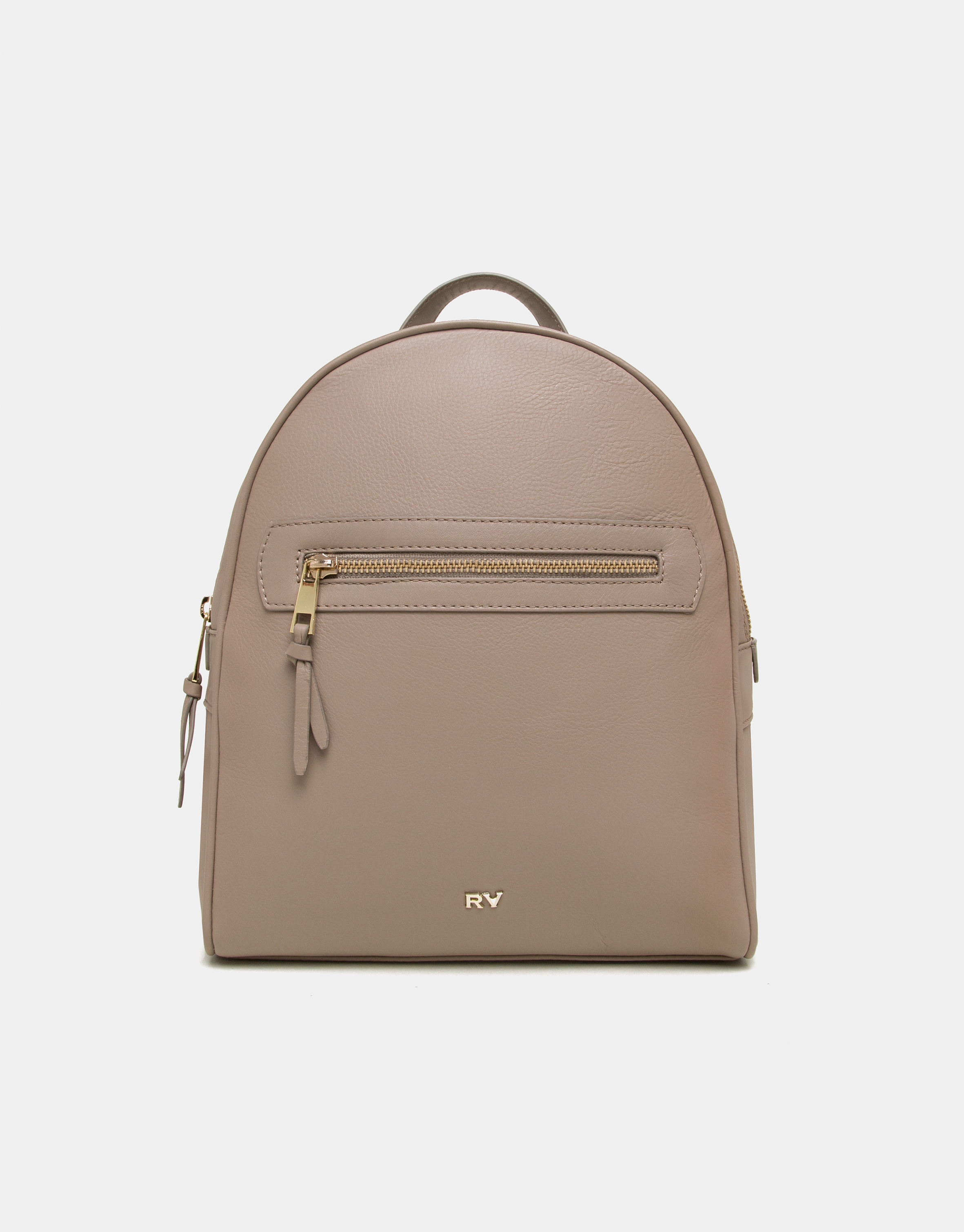 Nora plain leather backpack