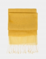 Foulard dorado doble capa organza