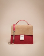 Red split leather Gazel Mega doctor's bag