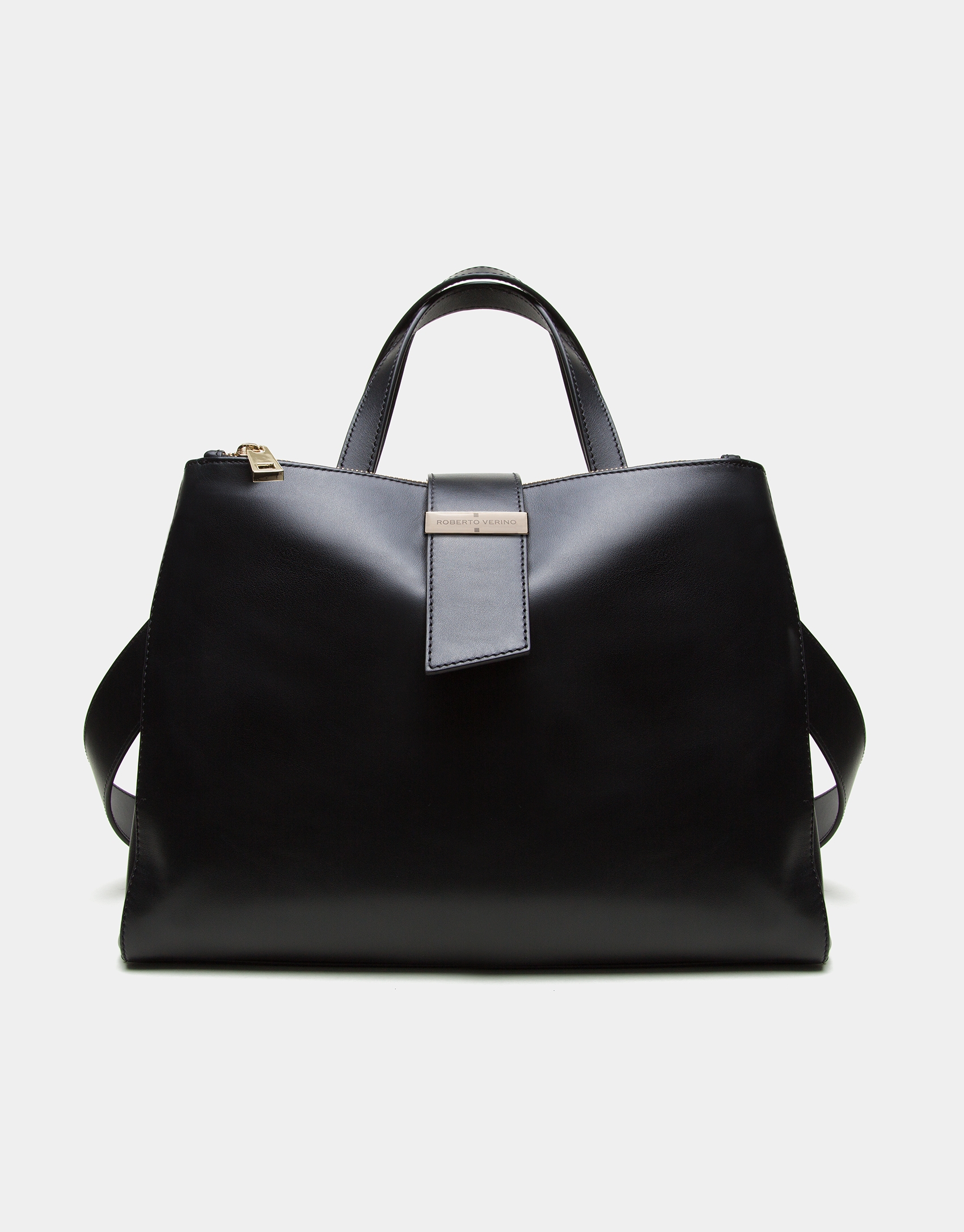 Bolso tote Paris napa negra