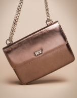 Mini copper Pompidou shoulder bag