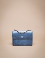 Mini blue Pompidou shoulder bag