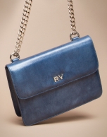 Mini blue Pompidou shoulder bag