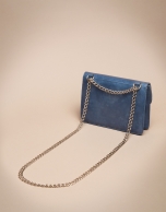 Mini blue Pompidou shoulder bag