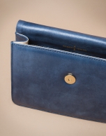 Mini blue Pompidou shoulder bag