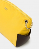 Bolso bandolera nylon amarillo