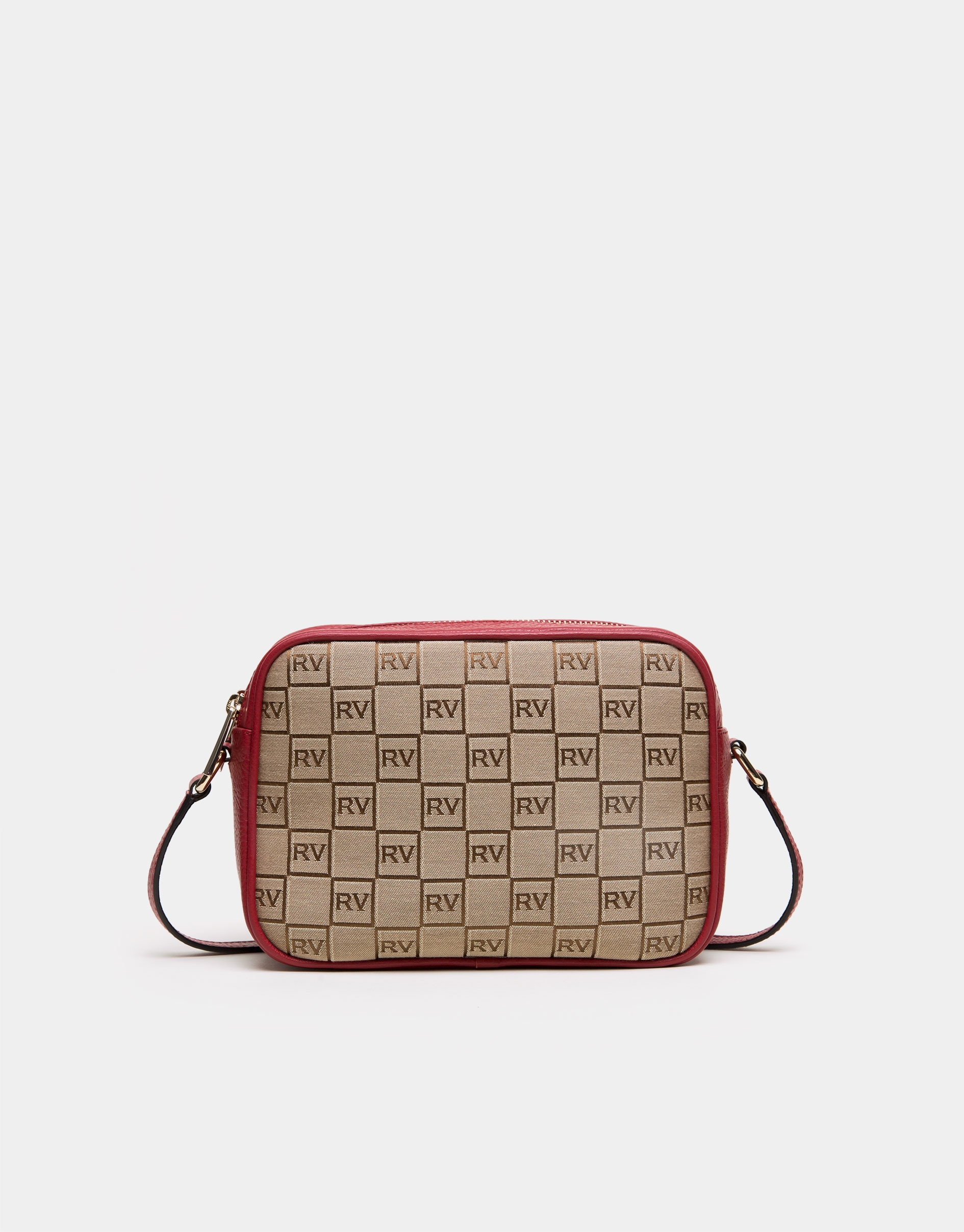 Red canvas Taylor shoulder bag