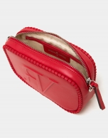 Bolso cinturón rojo