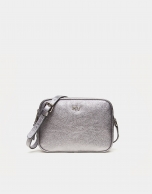 Bolso bandolera Taylor piel plata