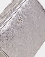 Silver leather Taylor shoulder bag