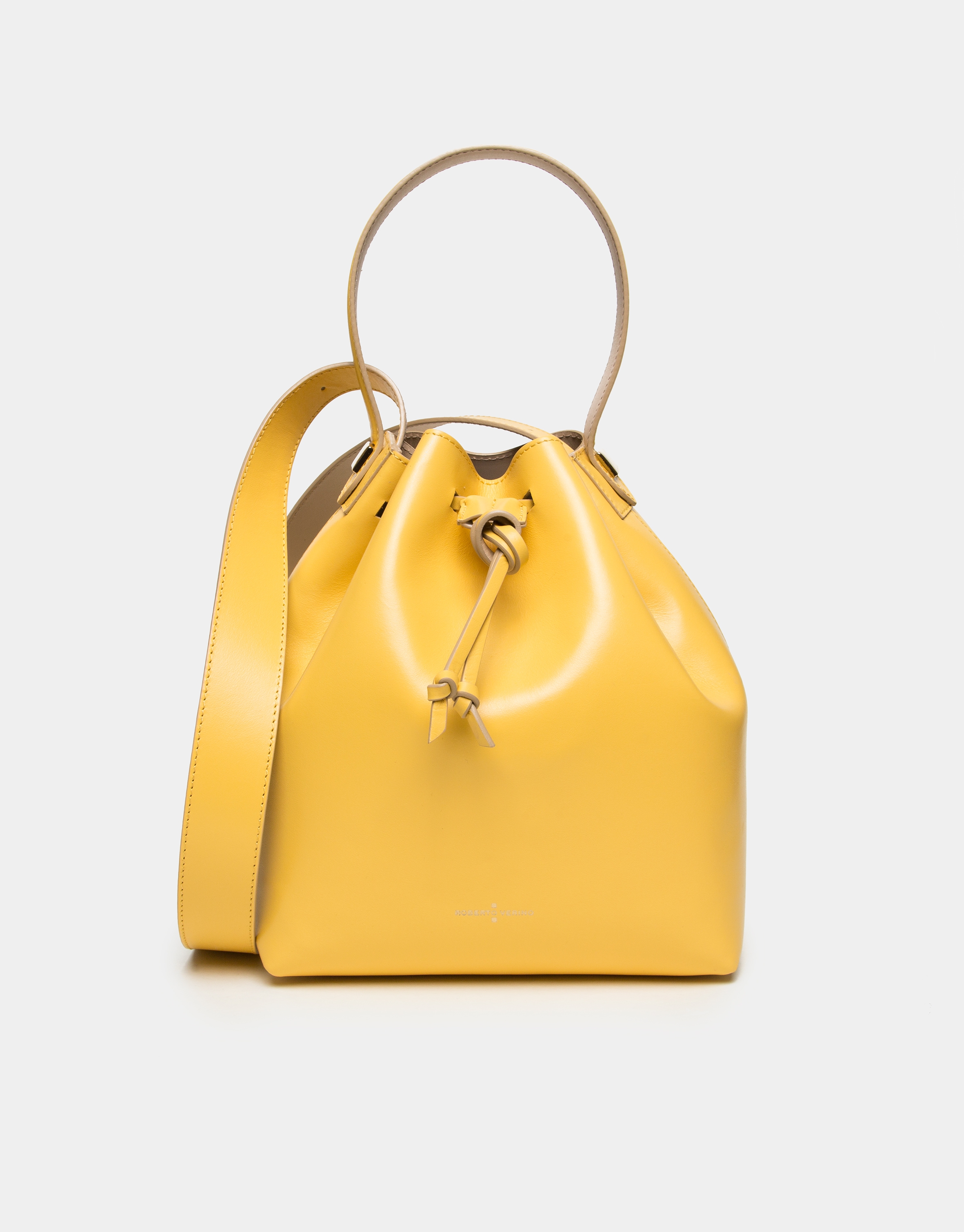 Bolso Bouquet piel amarillo