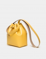 Bolso Bouquet piel amarillo