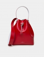 Bolso Bouquet piel rojo