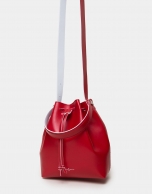 Bolso Bouquet piel rojo