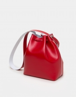 Bolso Bouquet piel rojo