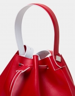 Bolso Bouquet piel rojo