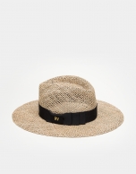 Sombrero fedora beige